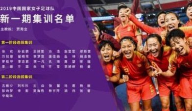 王霜张琳艳领衔中国女足集训备战英比赛与亚洲杯