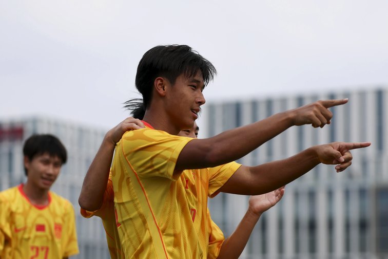 U17国足两连胜 程晟涵连场破门
